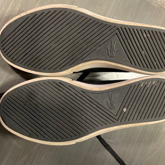 Lacoste Black and White Sneakers - Picture 4 of 4